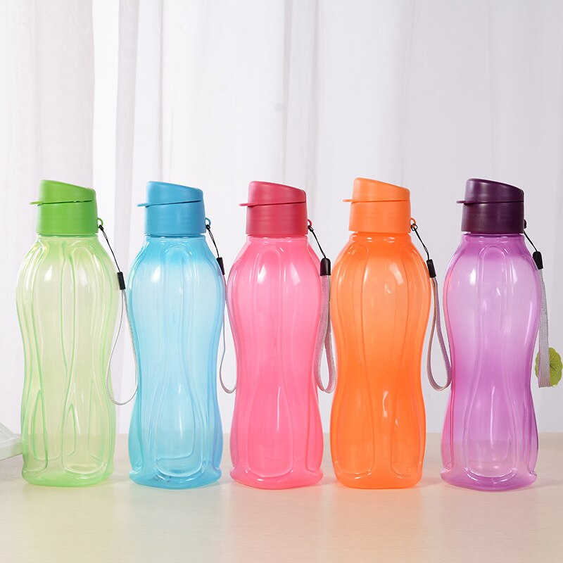 대형 야외 컵 용량 휴대용 물병 컵 공간 음료 용기 플라스틱 색상 플라스틱 스포츠 물병